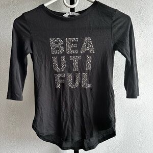 H&M Black Long Sleeve‎ Tee